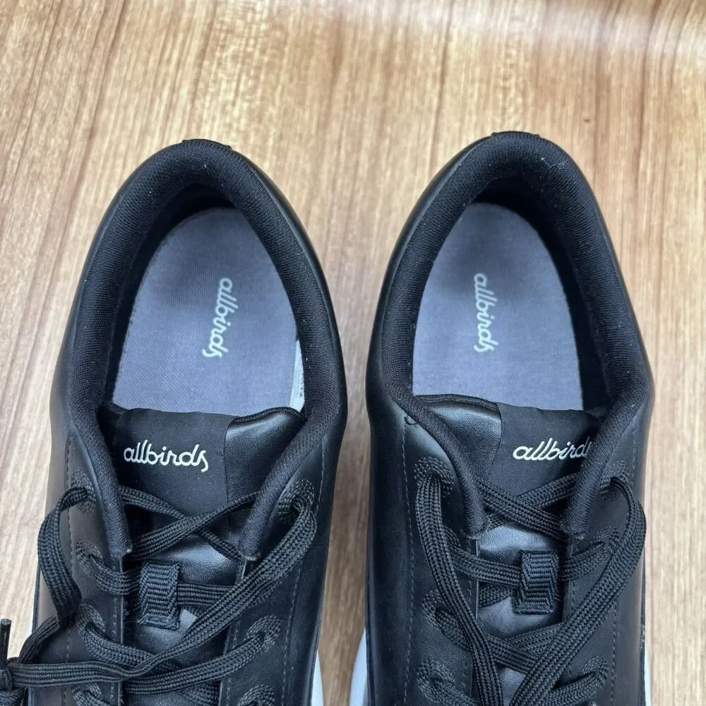 Allbirds‎ PP Plant Pacers  Sneakers Vegan Leather 10 PP Men’s Size 12 Black